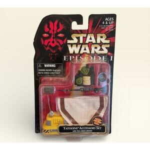 1998 Hasbro Sealed Star Wars Episode 1 Tatooine Accessory Set New Guns Droid